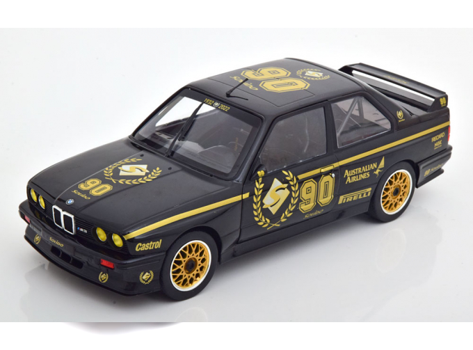 BMW M3 E30 90 years Solido (2022), black golden