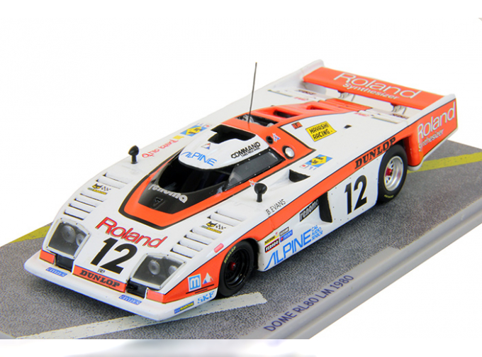 DOME Roland #12 LeMans (1982), orange / white