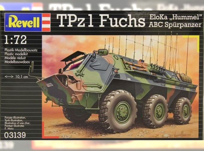 Сборная модель Немецкий БТР TPz 1 Fuchs EloKa Hummel / ABC Spürpanzer