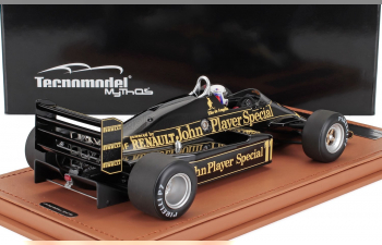 LOTUS F1 94t Team Jps №11 European Gp (with Pilot Figure) (1983) Elio De Angelis, Black Gold