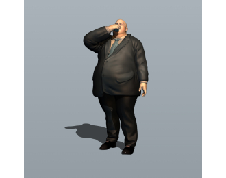 Фигурка Чинуша 3, окрашенная