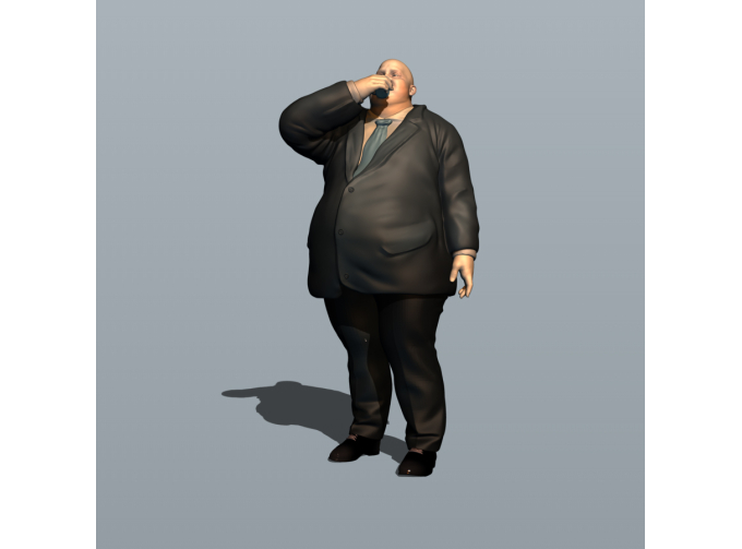 Фигурка Чинуша 3, окрашенная