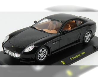 FERRARI 612 Scaglietti (2004) - Con Vetrina - With Showcase, Black