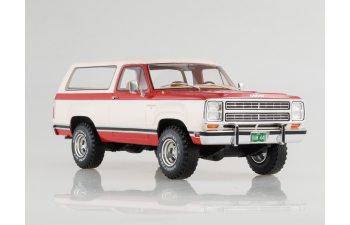 DODGE Ramcharger (1979), red/white