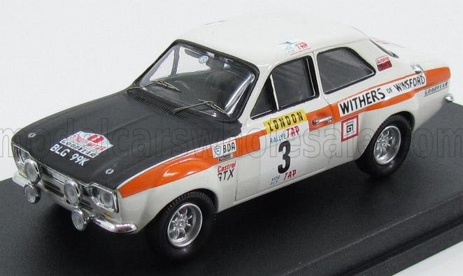 FORD Escort Mki №3 Rally Of Portugal (1971) C.Sclater - H.Liddon, White Black