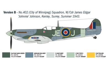 Сборная модель SUPERMARINE Spitfire Mk.ix Military Airplane 1941