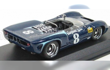 LOLA T70 Spider N 8 Watkins-glen 1966 J.grant, Dark Blue