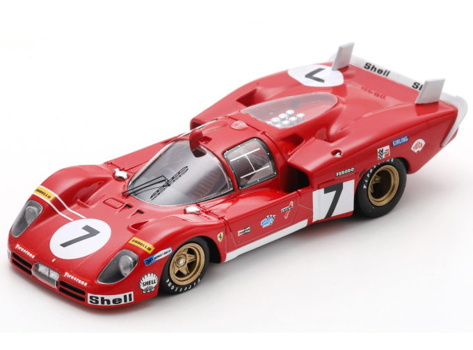 FERRARI 512S 5.0L V12 Team Sefac SPA Ferrari №7 24h Le Mans (1970) Derek Bell - Ronnie Peterson 