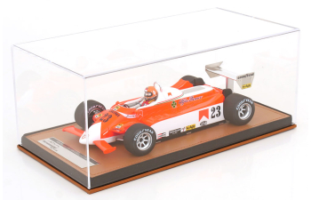 ALFA ROMEO F1 179 №23 East Usa Gp Bruno Giacomelli (with Pilot Figure) (1980) , White Red