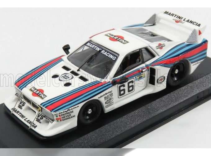 LANCIA Beta Montecarlo Turbo Martini №66 24h Le Mans (1981) Patrese - Heyer - Ghinzani, White Blue Red