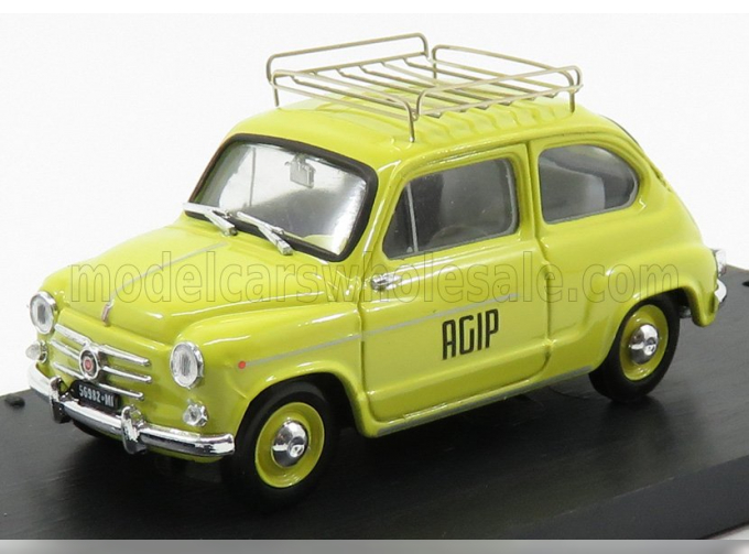 FIAT 600D VEICOLO COMMERCIALE PUBLICITAIRE AGIP (1960), YELLOW