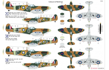 Сборная модель Supermarine Spitfire Mk.IIa LR "Long Range"