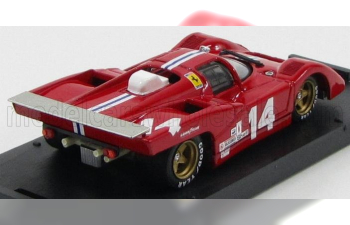 FERRARI 512m Team Nart N 14 6h Watkins Glen 1971 Posey - Bucknum, Red