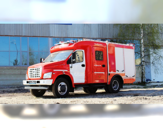 Сборная модель Пожарный автомобиль "Тайга" на шасси ГАЗон NEXT