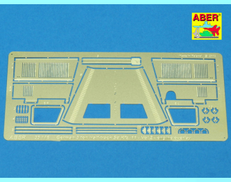 Фототравление для German 3 ton Half-track Sd.Kfz.11 - vol.2 - additional set - engine overlay