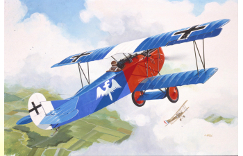 Сборная модель Истребитель Fokker D-VII