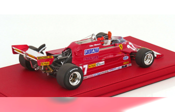 FERRARI F1 126ck N 27 Winner Monaco Gp (with Pilot Figure) (1981) G.Villeneuve - Con Vetrina - With Showcase, Red