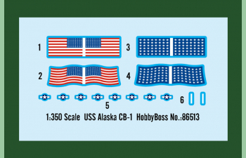 Сборная модель Корабль USS Alaska CB-1