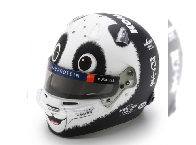 BELL HELMET Casco Helmet F1 Alexander Albon Team Williams Racing №23 China Gp (2024), White Black