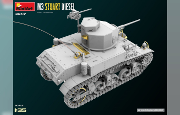 Сборная модель M3 Stuart Diesel Military 1945