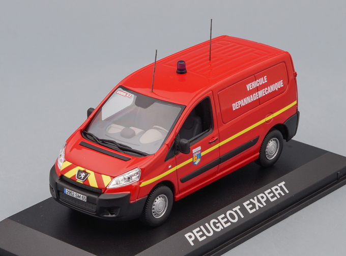 PEUGEOT Expert Pompiers Vehicule Depannage Mecanique (2007), red