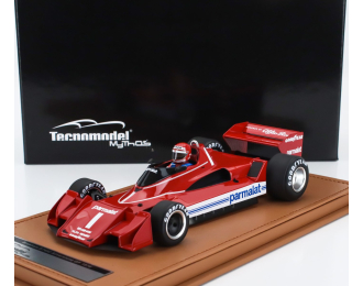 ALFA ROMEO F1 Brabham Bt45c №1 Silverstone British Gp (with Pilot Figure) (1978) Niki Lauda, Red