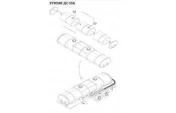 Сборная модель Битумовоз ДС-10А