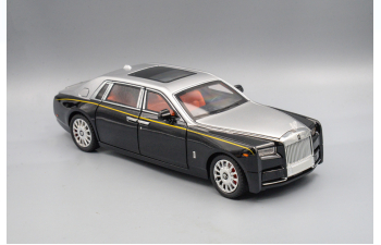 Rolls-Royce Phantom, чёрный/серебристый 