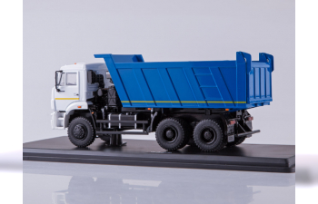 Камский грузовик 6522-6011-43 (Euro 4, рестайлинг) самосвал, белый / синий