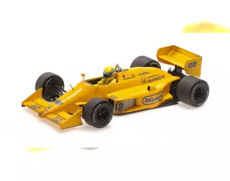 LOTUS F1 Honda 99t N 12 Winner Monaco Gp Dirty Version (1987) Ayrton Senna - First Victory F1 Monaco Gp, Yellow