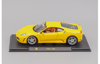 FERRARI F430 (2004) - Con Vetrina - With Showcase, Yellow
