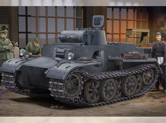 Сборная модель Танк German Pzkpfw.I Ausf.F (VK1801)-Early