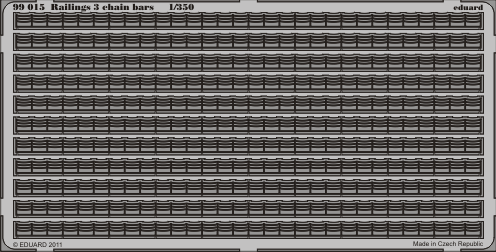 Фототравление для Railings 3 chain bars