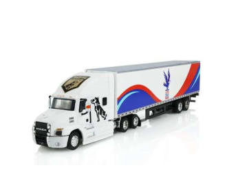 MACK Anthem 18 Wheeler Tractor-Trailer Mack Trucks 125th Anniversary & United States Postal Service 250th Anniversary (2019), white / blue / red
