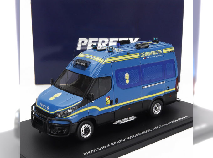 IVECO FIAT Daily Van Gendarmerie Vme Gruau Police (2014), Blue Yellow