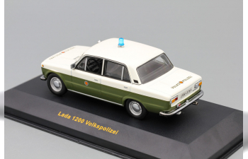 LADA 1200 Volkspolizei, green / creme