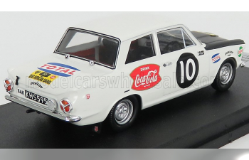 FORD Cortina Gt №10 Rally East African Safari (1964) V.Elford - L.Baillon, White Matt Black