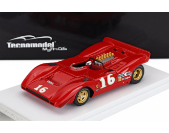 FERRARI 612 Can-am №16 3rd Mid-ohio (1969) Chris Amon, Red