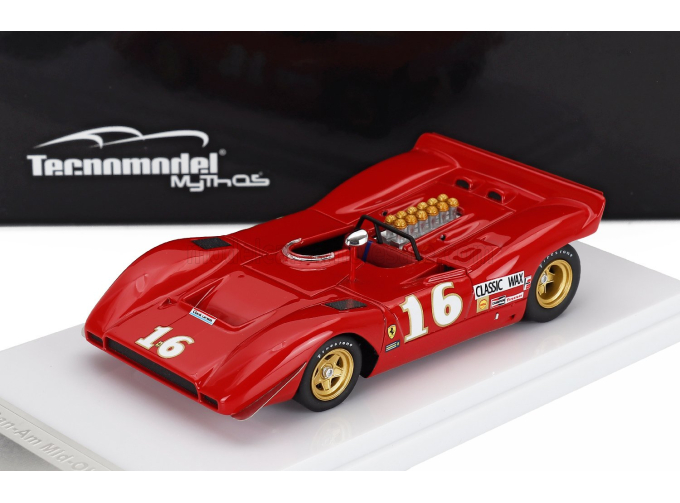 FERRARI 612 Can-am №16 3rd Mid-ohio (1969) Chris Amon, Red