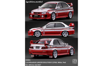 MITSUBISHI Lancer Evolution V (CP9A), white/red