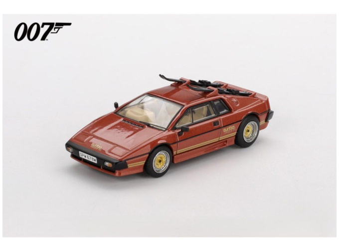 Lotus Esprit Turbo *For Your Eyes Only* China-English Blister Packaging, red 1981