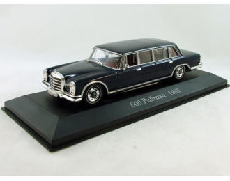 MERCEDES-BENZ 600 Pullman (1963), Mercedes-Benz Offizielle Modell-Sammlung 4, dark blue