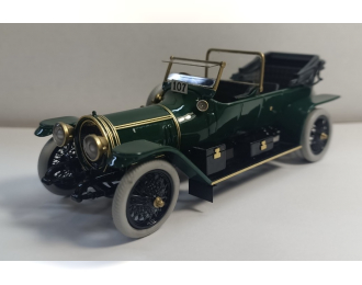 Delaunay-Belleville 45/50 CV Kellner дубль-фаэтон 1913 год. Ленинский, с табличкой под стеклом (тент сложен), темно-зеленый