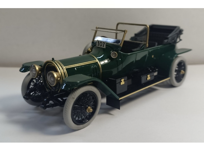 Delaunay-Belleville 45/50 CV Kellner дубль-фаэтон 1913 год. Ленинский, с табличкой под стеклом (тент сложен), темно-зеленый