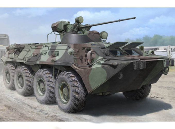 Сборная модель russian BTR-80A APC