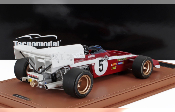 FERRARI F1 312b2 N 5 South African Gp (with Pilot Figure) (1971) Jacky Ickx, Red White