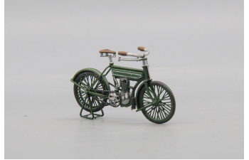мотоцикл "Россия" 1902-1908 гг с подножкой (черная резина)
