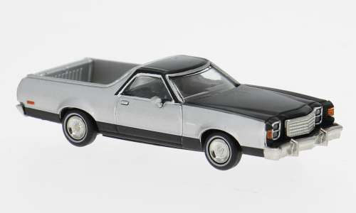 FORD Ranchero 500 (1977), silver/black