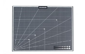 Коврик для резки Глубокий чёрный, формат А2, 5 слоёв