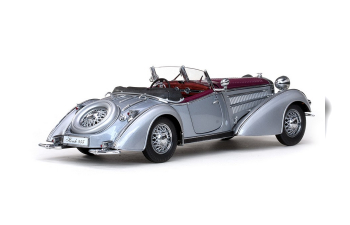 HORCH 855 Roadster (1939), silver grey / dark red